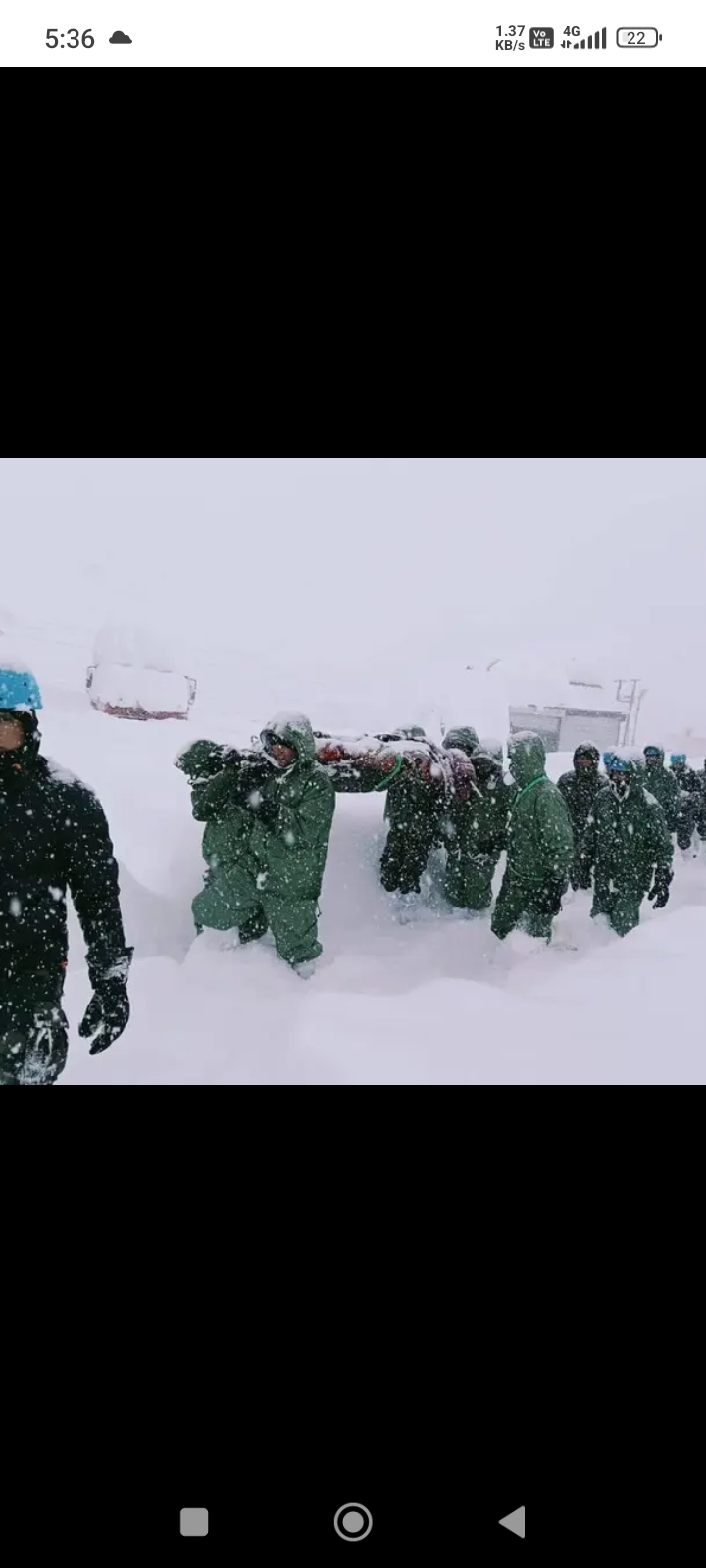 उत्तराखंड चमोली जिले के माणा गांव में ग्लेशियर टूटने से बड़ा हादसा